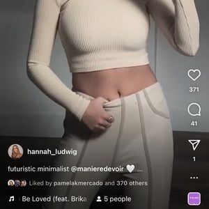 Maniere de voir latex pants with pockets